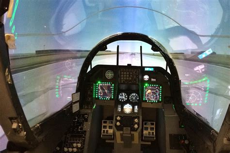 fighter pilot simulator experience